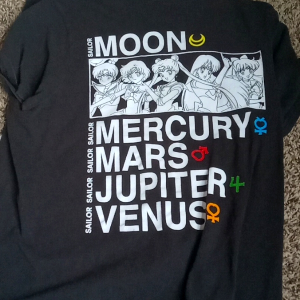 Salor moon anime t-shirt
